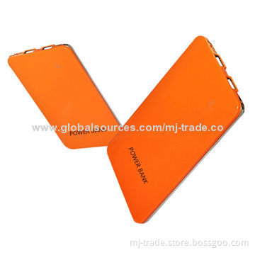 Ultra slim 10,000mAh mobile phone power bank for iPhone, smart phone, with touch function